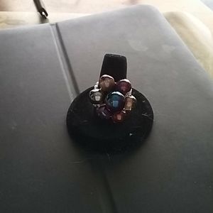 Unique hippy flower ring